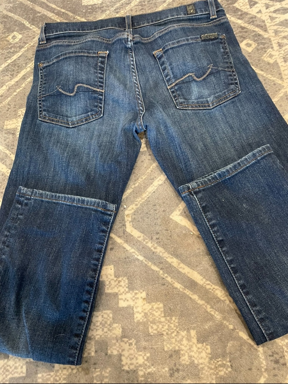 7 For All Mankind m Slimmy Jeans in Dark Blue Wash
